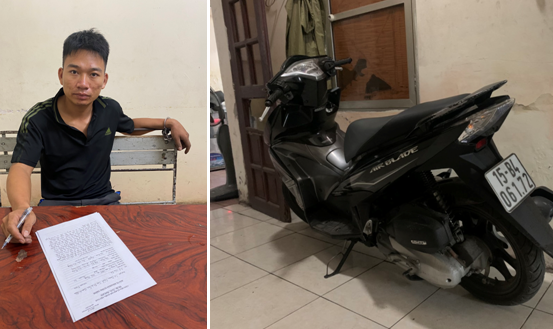 Công an phường Niệm Nghĩa (quận Lê Chân): Bắt nhanh đối tượng trộm cắp xe máy